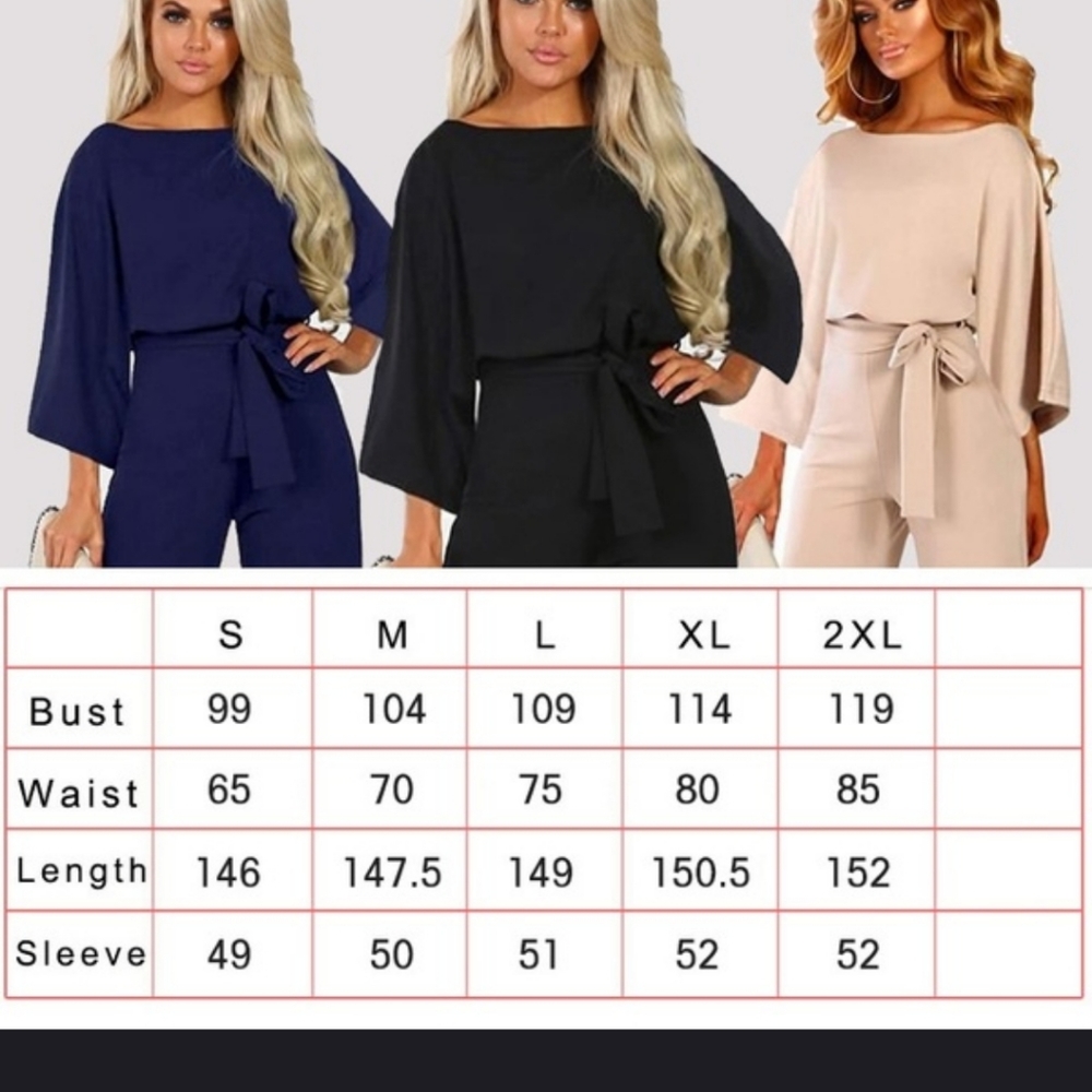 Gorgeous Apricpt colored 1piece Jumpsuit - Picture 4 of 7
